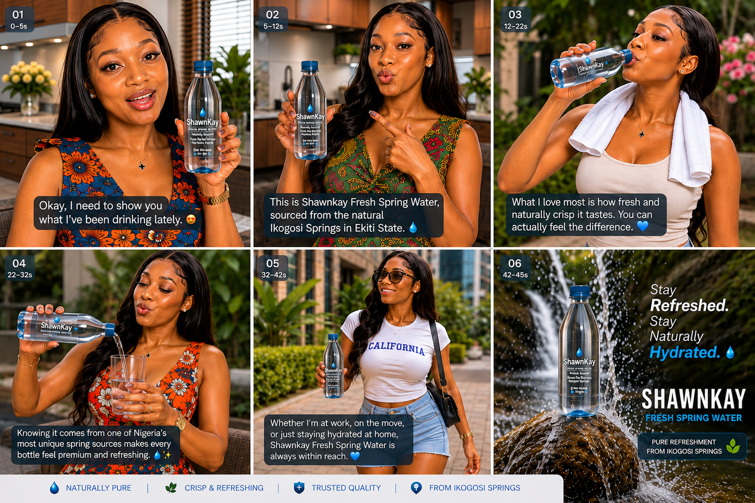 ShawnKay Fresh Spring Water campaign